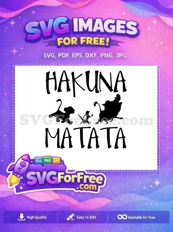 Free Simba Timon Pumbaa Free Silhouette Hakuna Matata Free SVG 1 Free Simba Timon Pumbaa Free Silhouette Hakuna Matata Free SVG 1