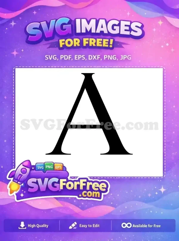 Free Letter A Free Initial Alphabet The Lion King Free SVG