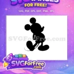 Free Silhouette Walking Free Cartoon Character The Lion King Free SVG - Instant Download