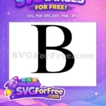 Free Initial B Letter Free Bold Font The Lion King Free SVG - Instant Download