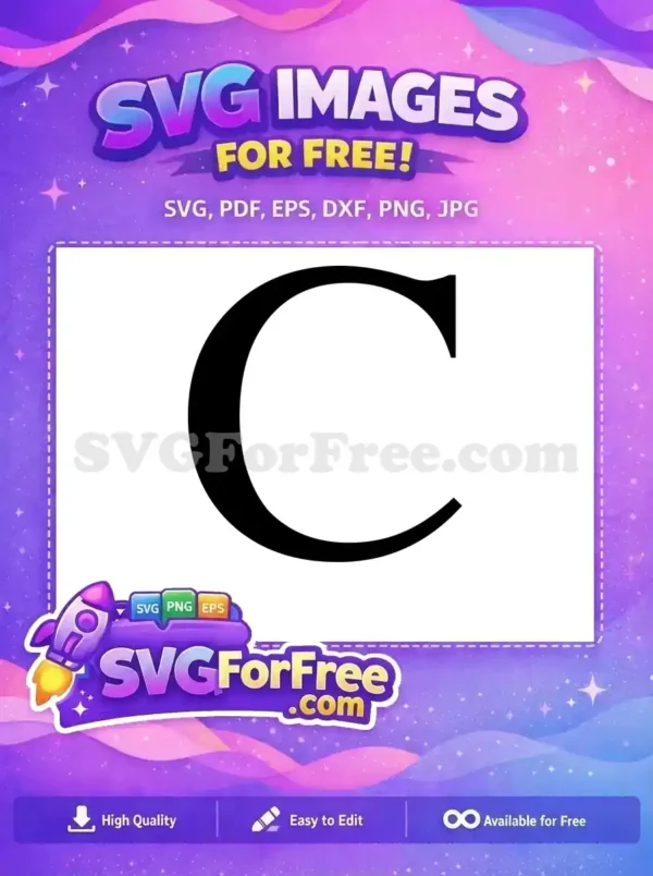 Free Letter C Design Free Initial C Lion King Free SVG Free Letter C Design Free Initial C Lion King Free SVG