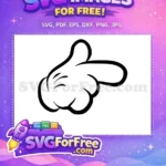 Free Pointing Hand Free Cartoon The Lion King Disney Free SVG - Instant Download