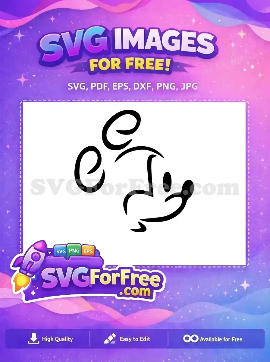 Free Minimalist Line Free Simba Silhouette The Lion King Free SVG