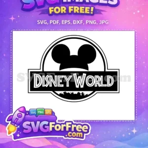 Free Black Mickey Free Disney World Logo Free SVG Free Black Mickey Free Disney World Logo Free SVG