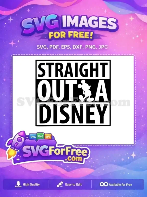 Free Mickey Silhouette Free Walking Pose Straight Outta Disney Free SVG Free Mickey Silhouette Free Walking Pose Straight Outta Disney Free SVG