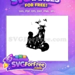 Free Simba Face Free Mufasa Silhouette The Lion King Free SVG - Instant Download