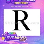 Free Initial R Free Letter Monogram The Lion King Free SVG - Instant Download
