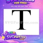 Free Letter T Free Initial The Lion King Free SVG - Instant Download