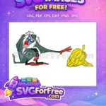 Free Rafiki Reaching Free Bananas The Lion King Free SVG 1 - Instant Download