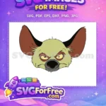 Free Angry Eyes Free Brown Ears Lion King Free SVG - Instant Download