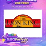 Free Classic Title Free Sunset Silhouette The Lion King Free SVG - Instant Download