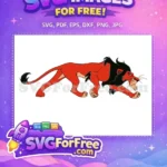 Free Angry Scar Fierce Expression Free Lion King Disney Free SVG - Instant Download