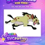 Free Running Hyena Free Disney Villain The Lion King Free SVG - Instant Download
