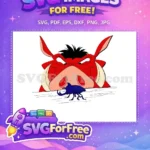 Free Angry Warthog Face Free Beetle Snack The Lion King Free SVG - Instant Download