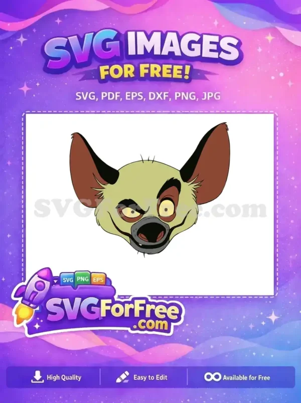 Free Smiling Hyena Free Angry Eyes The Lion King Free SVG