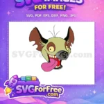 Free Goofy Eyes Free Pink Tongue Lion King Free SVG - Instant Download