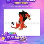 Free Angry Scar Free Villainous Expression Lion King Free SVG - Instant Download
