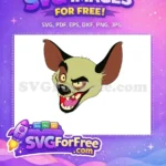 Free Hyena Grin Free Yellow Eyes The Lion King Free SVG - Instant Download