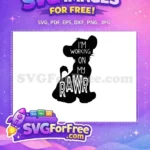 Free Simba Cub Silhouette Free Rawr Text The Lion King Free SVG - Instant Download