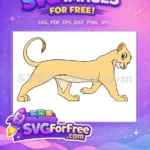 Free Nala Walking Free Green Eyes The Lion King Free SVG 2 - Instant Download