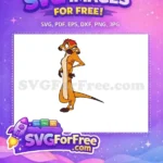 Free Angry Timon Free Posing The Lion King Free SVG - Instant Download