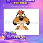 Free Timon Sad Crying Free Orange Fur The Lion King Free SVG - Instant Download