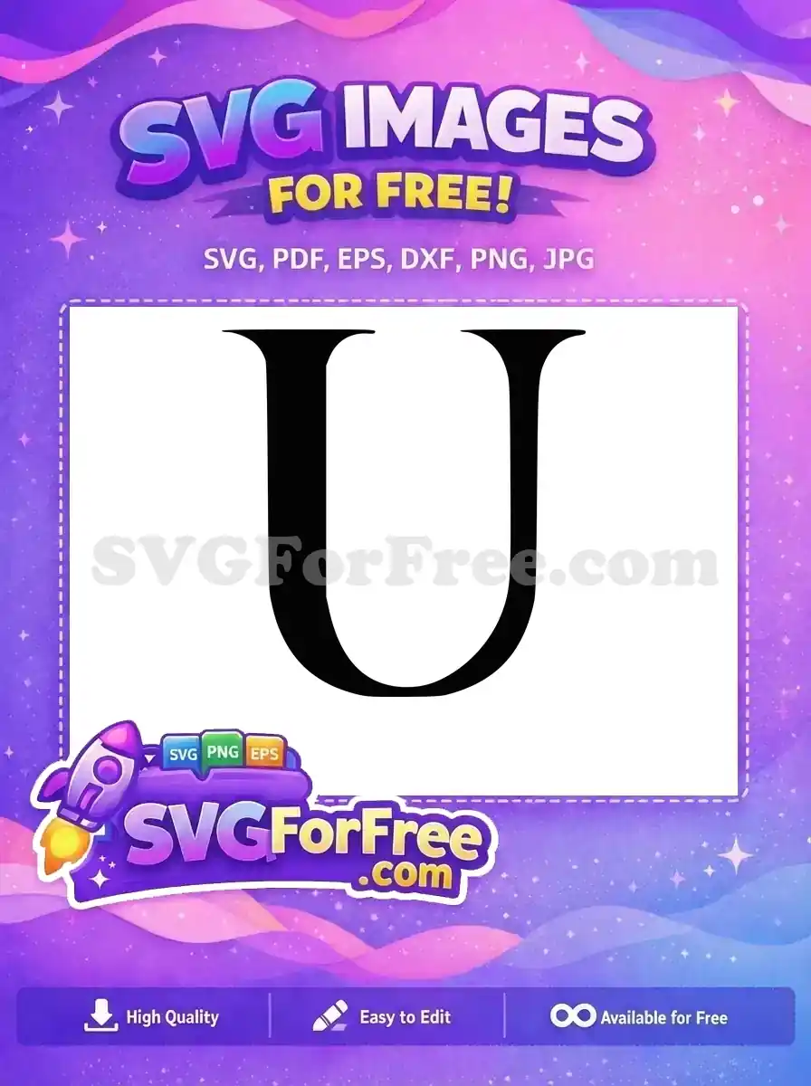 Free Letter U Free Alphabet Simba The Lion King Free SVG