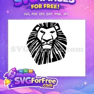 Free Black Mane Free Intense Eyes The Lion King Free SVG