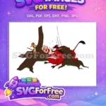 Free Shocked Pumbaa Free Timon Laughing The Lion King Free SVG - Instant Download