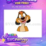Free Exaggerated Eyes Free Big Smile The Lion King Free SVG - Instant Download