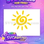 Free Simba Sun Free Spirals The Lion King Free SVG - Instant Download