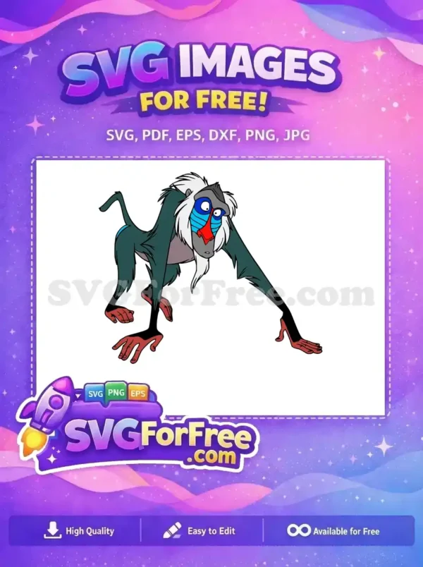 Free Rafiki Mandrill Face Free Angry Expression The Lion King Free SVG Free Rafiki Mandrill Face Free Angry Expression The Lion King Free SVG