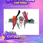 Free Rafiki Mandrill Staff Free Red Hand The Lion King Free SVG - Instant Download