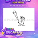 Free Zazu Bird Free Sarcastic Pose The Lion King Free SVG - Instant Download