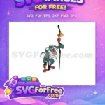 Free Rafiki Staff Pose Free Colorful Mandrill The Lion King Free SVG 2 - Instant Download