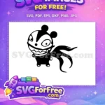 Free Shocked Zero Dog Free Spooky The Nightmare Free SVG - Instant Download