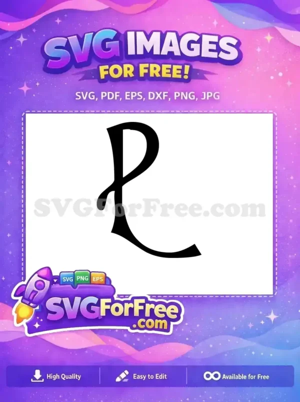 Free Initial R Letter Free Nightmare Before Christmas Free SVG