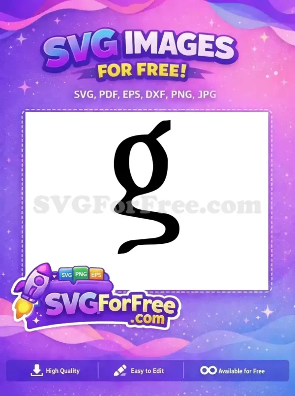 Free Zero Before Free Letter G Nightmare Free SVG