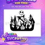 Free Jack Skellington Angry Free Spooky Black Nightmare Before Free SVG - Instant Download