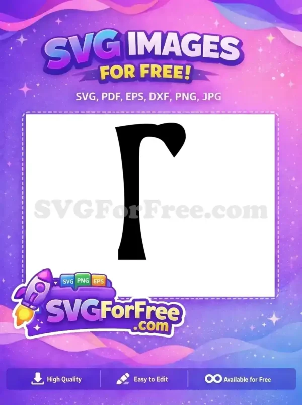 Free Letter R Initial Free Spooky Nightmare Free SVG