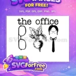 Free Dwight Schrute Glasses Free Beet The Office Free SVG - Instant Download