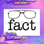 Free Dwight Schrute Glasses Free Fact The Office Free SVG - Instant Download