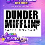 Free Dunder Mifflin Free Paper Company The Office Free SVG 2 - Instant Download