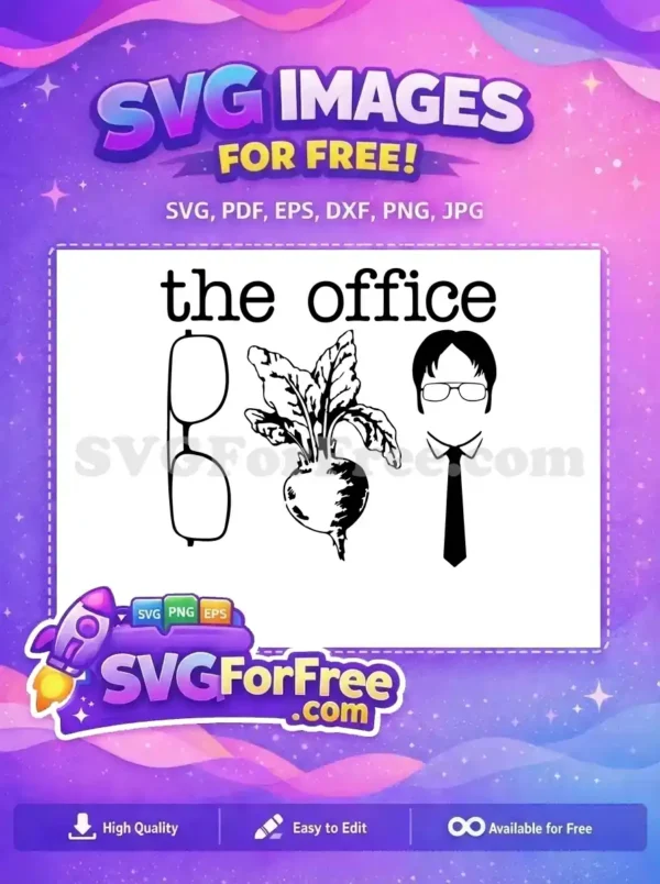Free Dwight Schrute Glasses Free Beetroot The Office Free SVG Free Dwight Schrute Glasses Free Beetroot The Office Free SVG