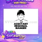 Free Black Haired Dwight Free Bow Tie The Office Free SVG - Instant Download