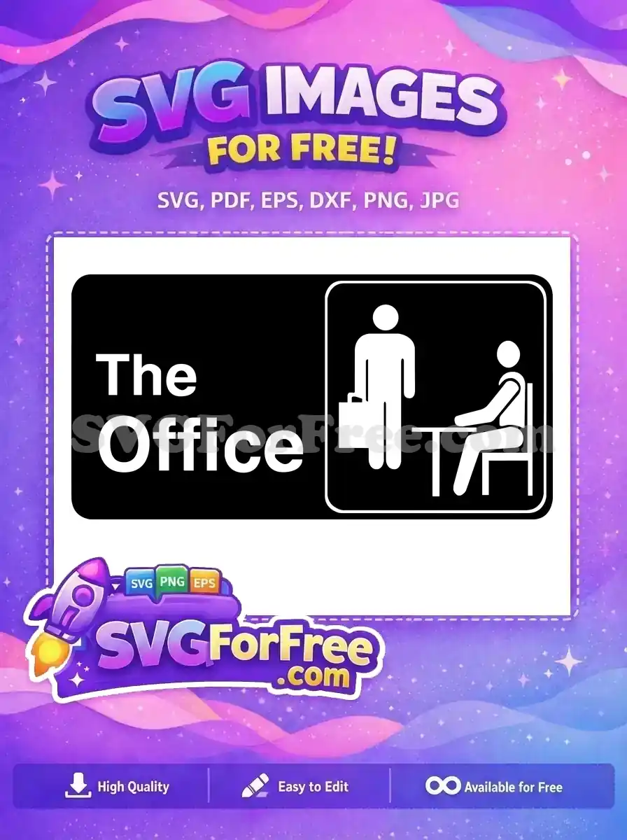 Free Office TV Show Sign Free Staff Meeting Free SVG