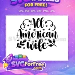 Free Patriotic Stars Free Stripes The of July Quotes Free SVG 3 - Instant Download