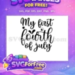 Free Patriotic July Free Quotes 4th Free SVG - Instant Download