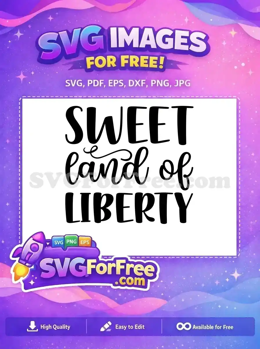 Free Patriotic Stars Free Stripes The of July Quotes Free SVG 8
