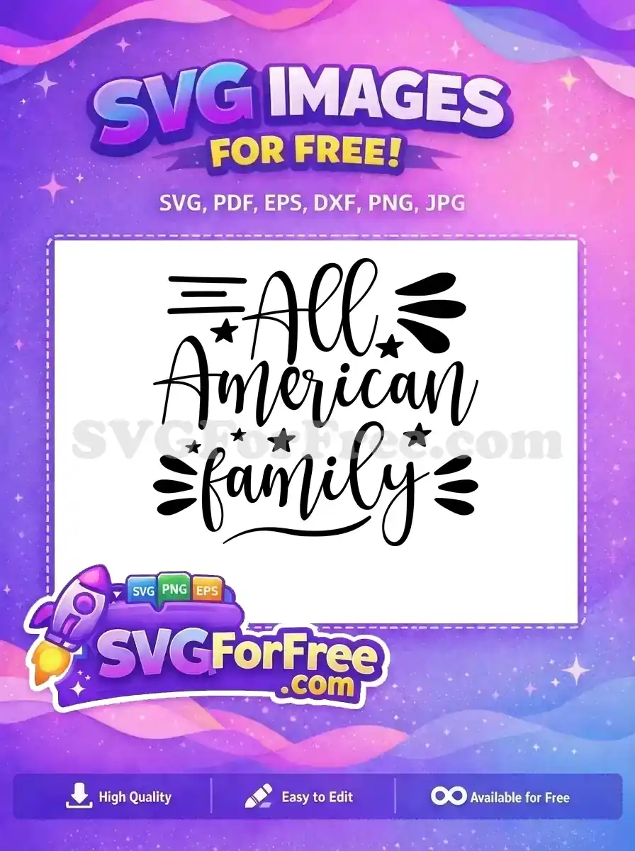 Free Patriotic Stars Free Stripes July Quotes Free SVG 7